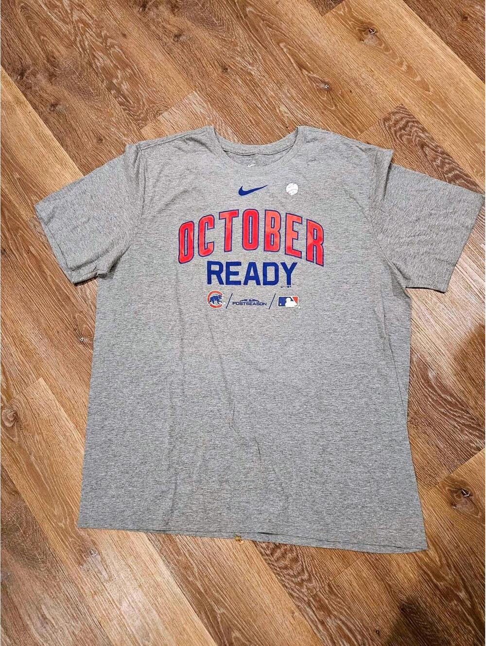 Nike MLB Chicago Cubs October Ready T-Shirt  Size XXL